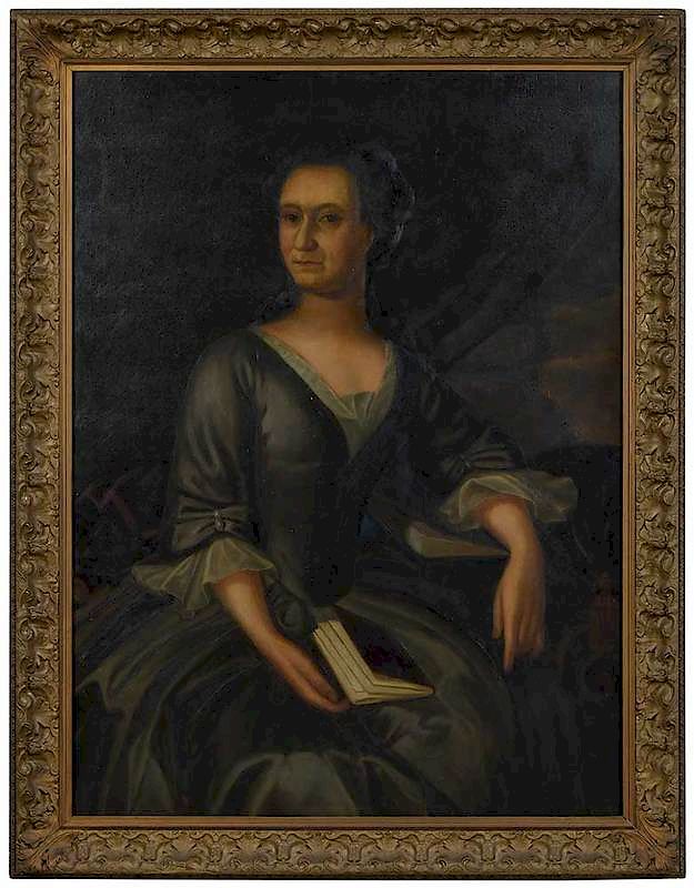 Appraisal: After Charles Bridges Virginia British - Portrait of Mrs Alexander