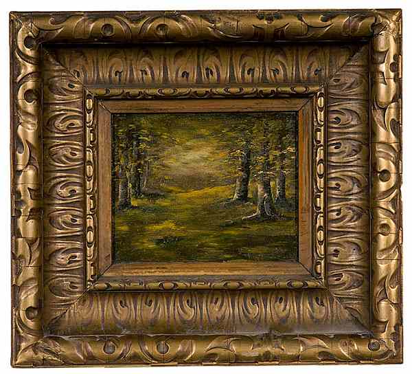 Appraisal: Attributed to Harvey Joiner Kentucky - Landscape Oil on board