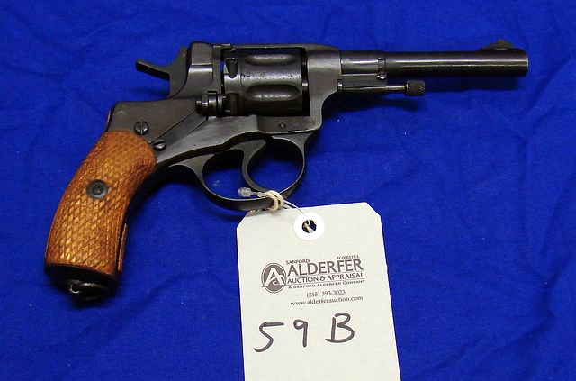 Appraisal: Russian Nagant Model double action revolver Cal x R bbl