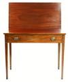 Appraisal: CARD TABLE - Hepplewhite period mahogany card table rectangular top