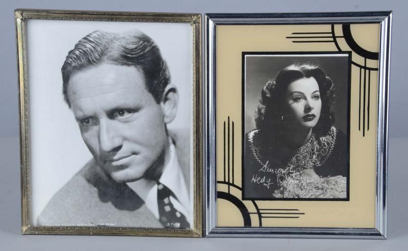 Appraisal: Lot Of Classic Hollywood Photographs In Frames Includes - autographed