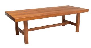 Appraisal: DANISH MID-CENTURY MODERN TEAKWOOD COFFEE TABLE Danish mid-century modern coffee