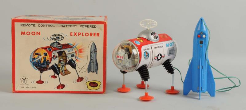 Appraisal: Japanese Remote Control Moon Explorer Battery - operated Includes original