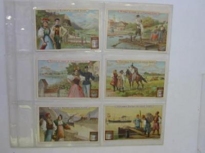 Appraisal: Compagnie Liebig six sets of six cards Stollwerck Bros Ltd