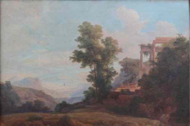 Appraisal: MARKO C Oil on Academy Board Italian Landscape th century