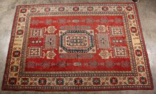 Appraisal: ORIENTAL RUG ' X ' KAZAK ORIENTAL RUG ' X