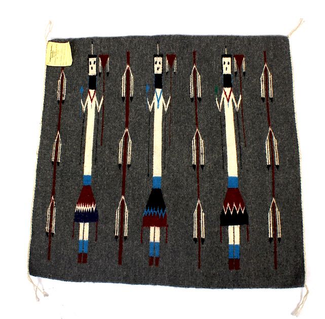 Appraisal: Navajo Native American Crowpoint Rug Weavers Featured in this lot