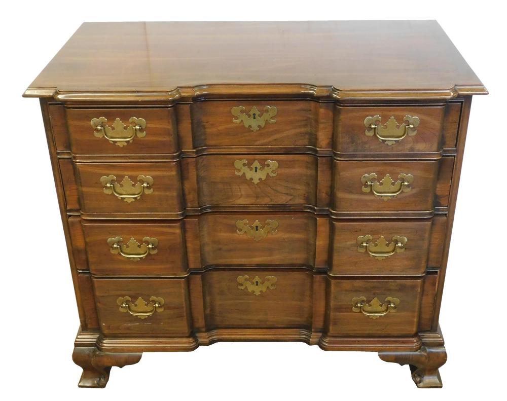 Appraisal: Ethan Allen block front chest of drawers cherry th C