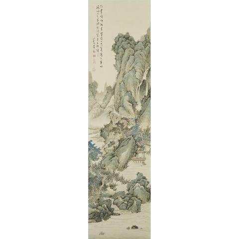 Appraisal: Attributed to Pu Ru - FOUR SEASONS Ink and colour