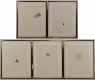 Appraisal: KLEZMER Michael Lot of Pencil Drawings o Paper Object still