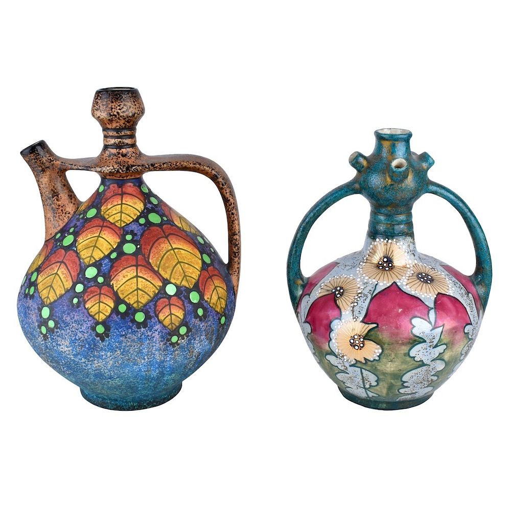 Appraisal: Two Piece Amphora Lot by Paul Dachsel Two Piece Amphora