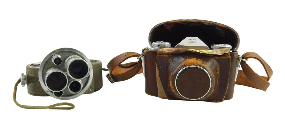 Appraisal: Two early th C cameras a Zeiss Ikon mm camera