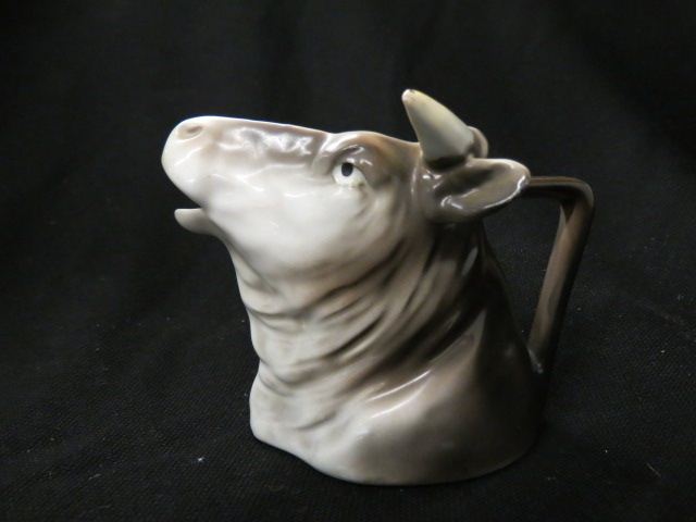 Appraisal: Royal Bayreuth Bull Figural Creamer excellent