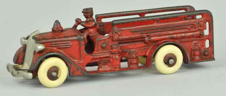 Appraisal: KENTON FIRE CHEMICAL TRUCK Cast iron embossed apparatus on sides