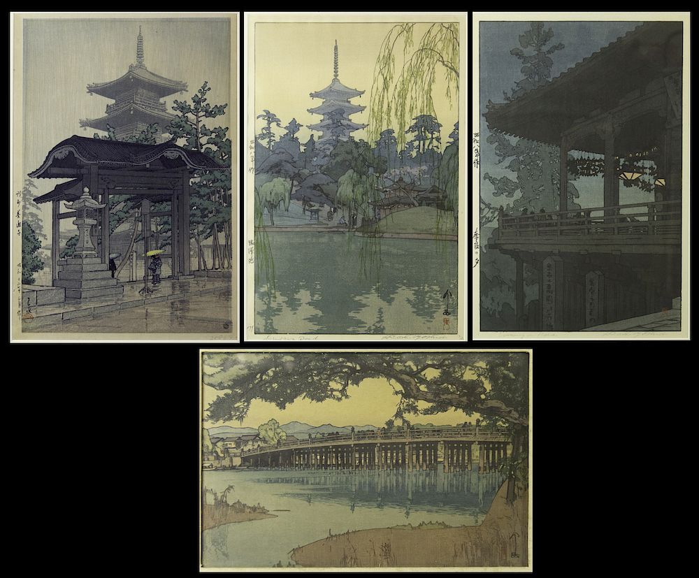 Appraisal: YOSHIDA Hiroshi Japanese - together with HASUI Kawase Japanese -