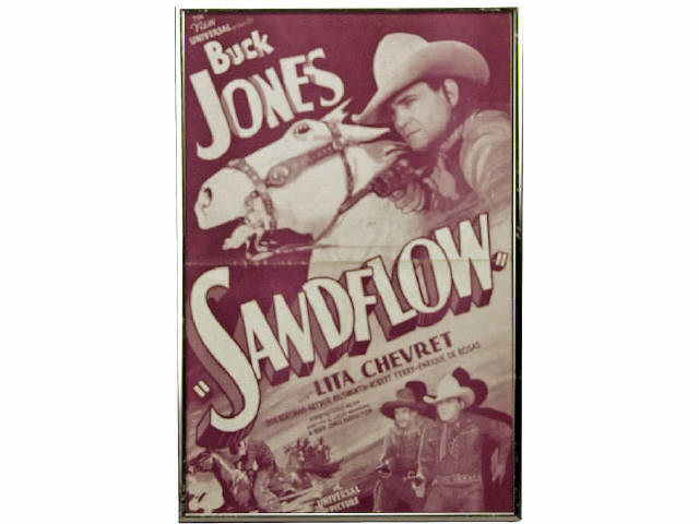 Appraisal: Original Buck Jones Movie Theatre six page publicity kit promoting