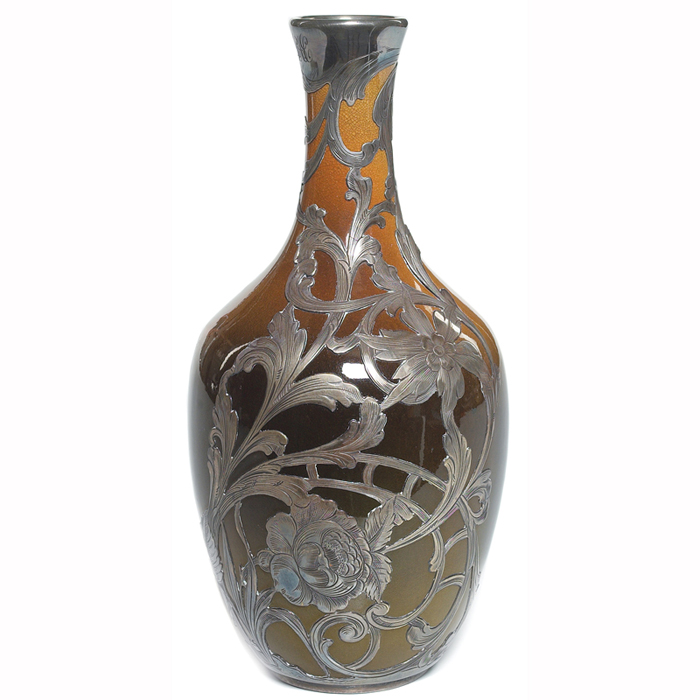 Appraisal: Fine Rookwood vase Standard glaze with delicate orange flowers and