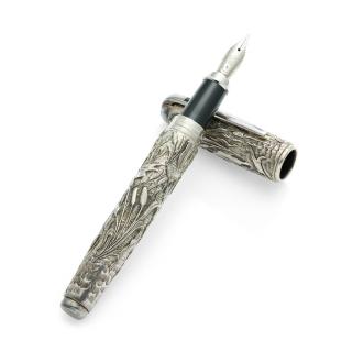 Appraisal: A PALLAROLS S T DUPONT STERLING SILVER PEN A PALLAROLS