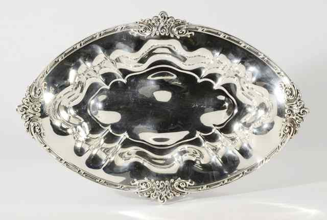 Appraisal: AMERICAN STERLING SILVER SERVING TRAY marked A Feldenheimer Dimensions ''L