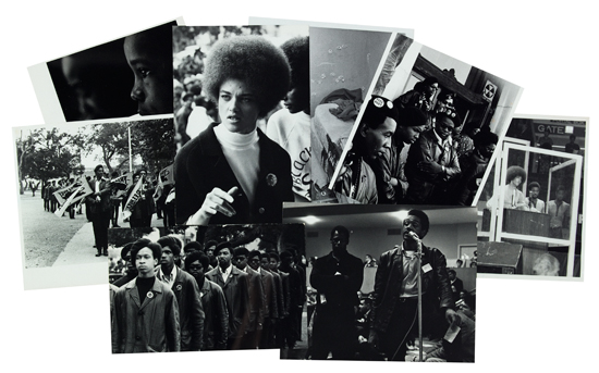 Appraisal: BLACK PANTHERS SHAMES STEPHEN ET AL Group of seven photographs