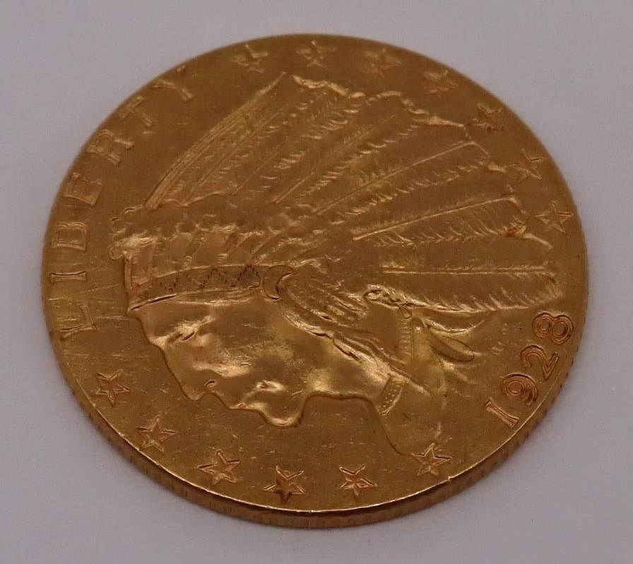 Appraisal: GOLD US Dollar Gold Coin United States Indian Head dollar