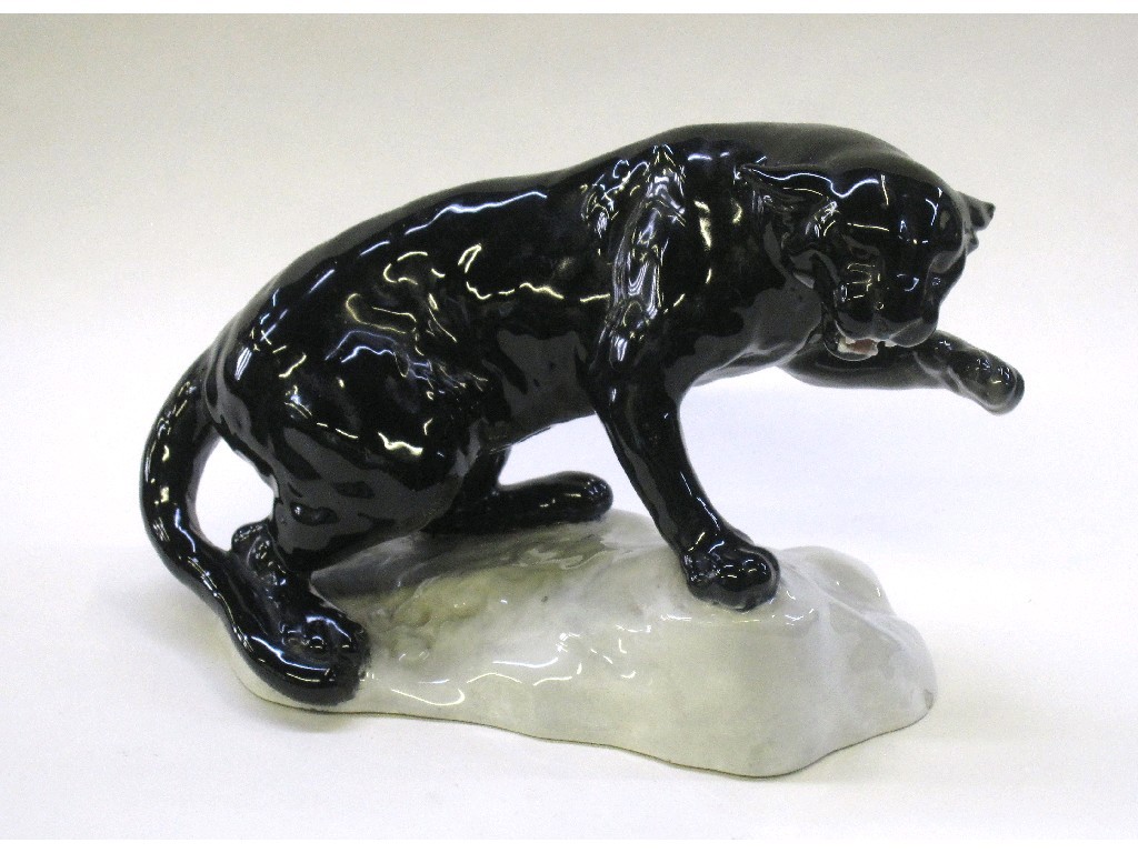 Appraisal: Beswick figure of a black puma model no