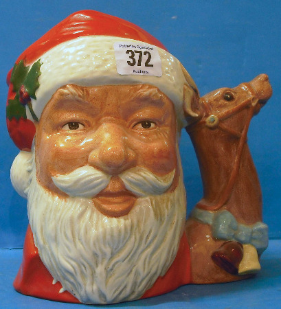 Appraisal: Royal Doulton Large Character Jug Santa Claus D With Reindeer