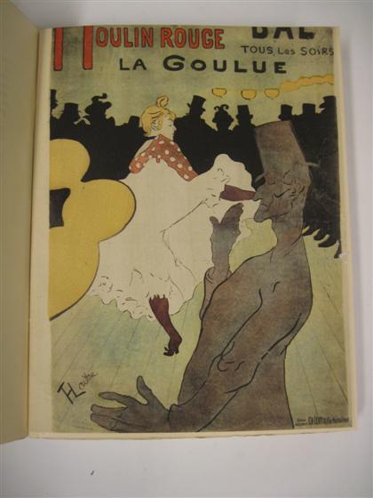 Appraisal: vols wrapper Toulouse-Lautrec Henri de illustrator Joyant Maurice Dessins Estampes