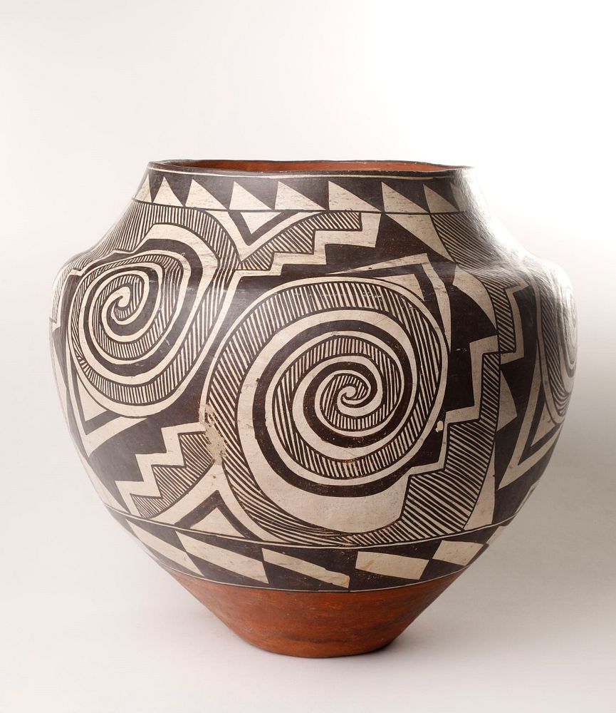 Appraisal: Acoma Large Tularosa Revival Jar ca Acoma ca Large Tularosa