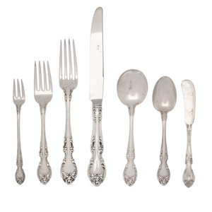 Appraisal: An American Silver Flatware Service Gorham Mfg Co Providence RI