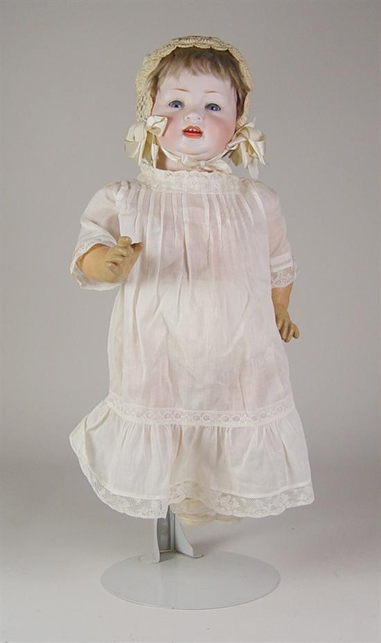 Appraisal: German Doll - Character Baby L W Co Head by