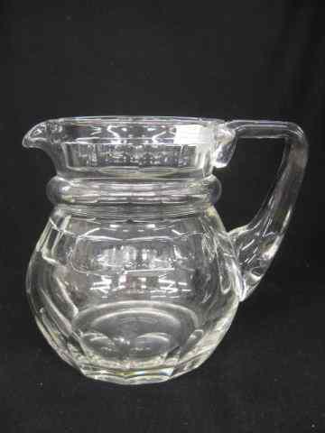 Appraisal: Stuart Cut Crystal Pitcher '' signed excellent