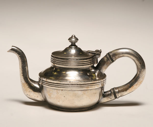 Appraisal: Joseph Heinrichs Arts Crafts silver teapot from Cafe Savarin New