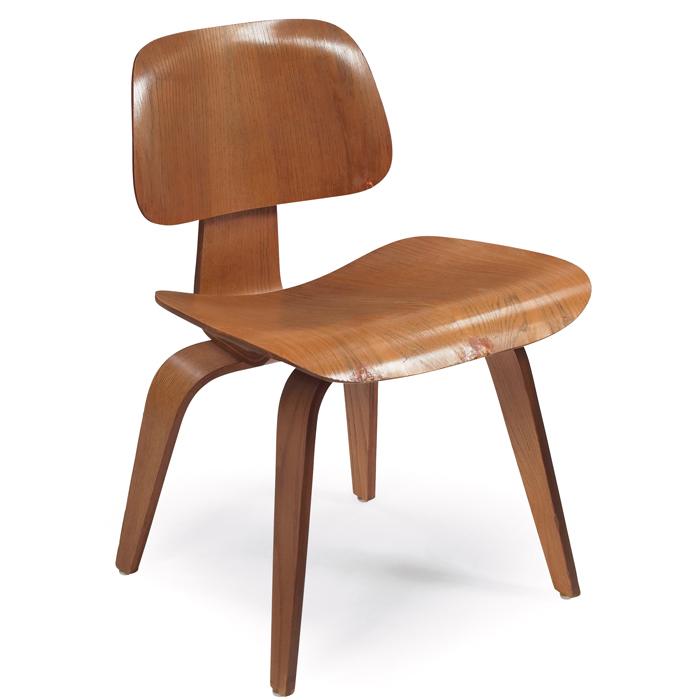 Appraisal: Charles and Ray Eames DCW byHerman Miller s molded ashplywood