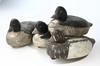 Appraisal: DECOYS - String of four carved wooden Goldeneye Duck decoys