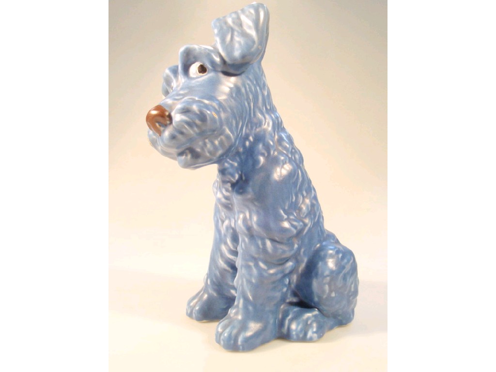 Appraisal: A Sylvac pottery model of a seated terrier impressed no