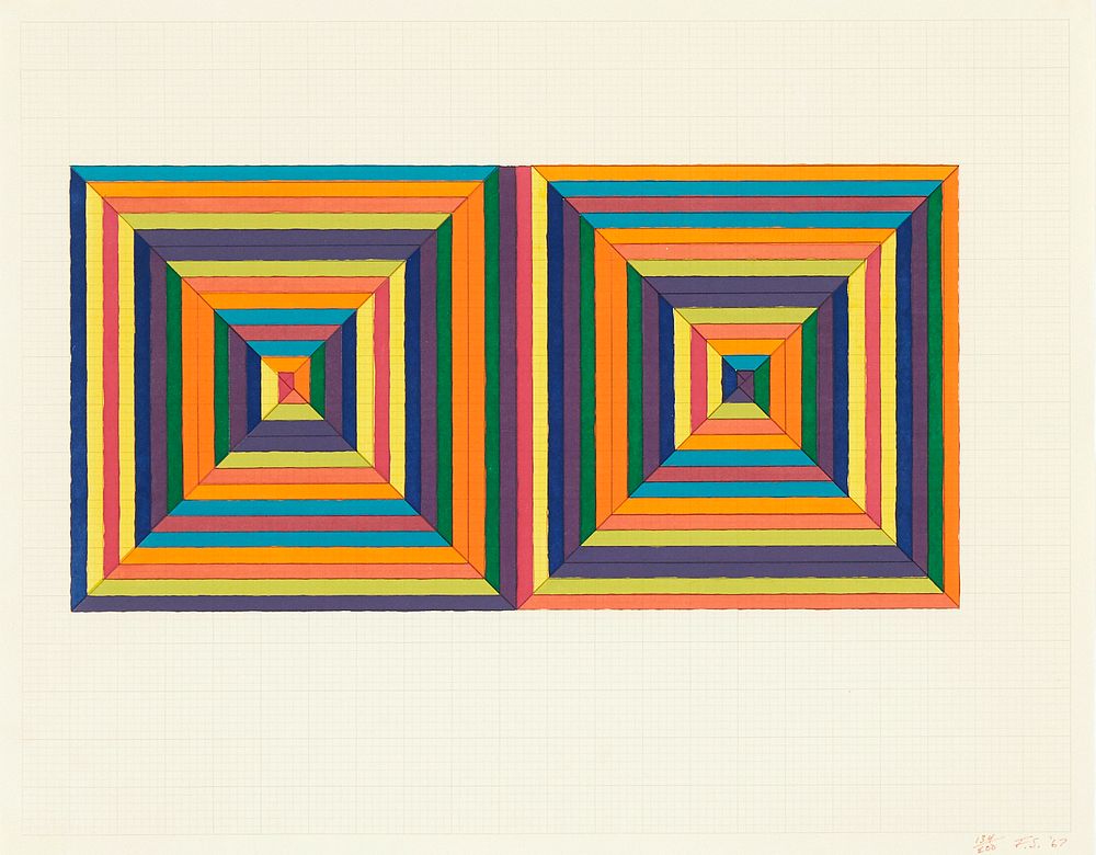 Appraisal: Frank Stella Fortin de las Flores Screenprint Frank Stella b