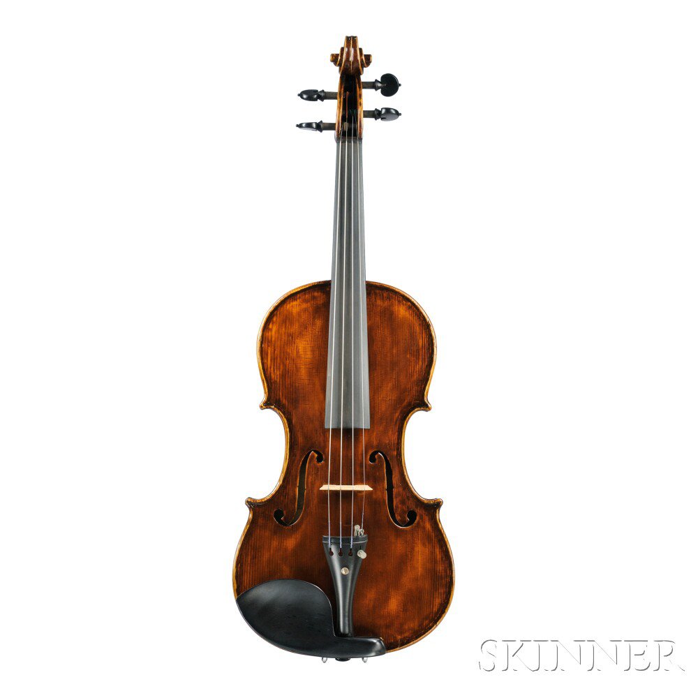 Appraisal: Modern Italian Violin labeled ANTONIUS SGARBI ROME length of two-piece