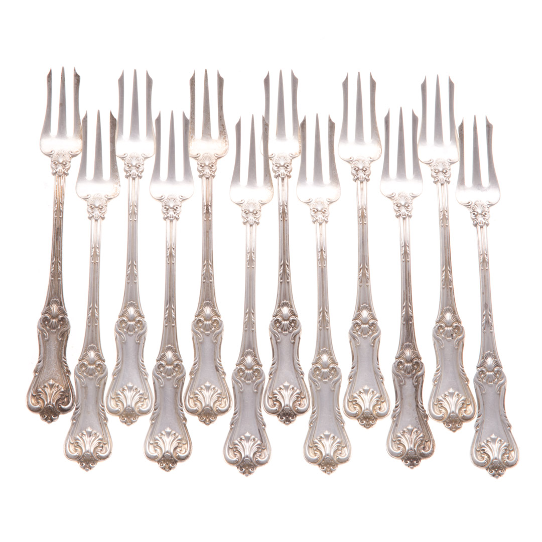 Appraisal: Frank Smith Federal Cotillion cocktail forks set of sterling silver