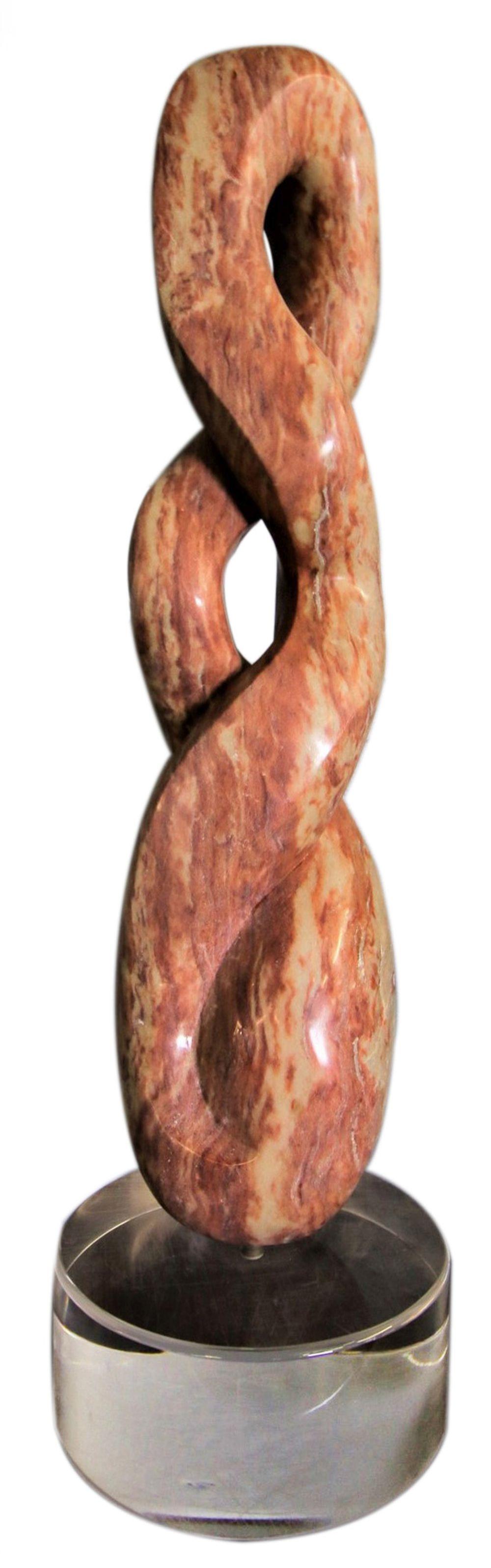 Appraisal: PAT EPSTEIN ABSTRACT SCULPTURE carved marble on an acrylic base