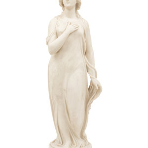 Appraisal: A Copeland Parian Ware Figure Depicting Beatrice after Edgar Papworth