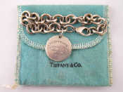 Appraisal: Tiffany Co A silver 'I D ' bracelet by Tiffany