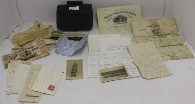 Appraisal: INCREDIBLE ARCHIVE RELATED TO THE U S S MERRIMACOF THE