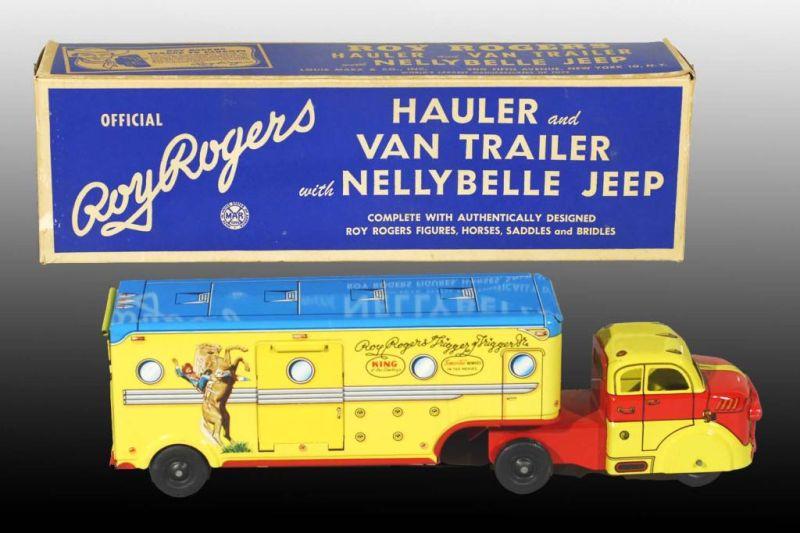 Appraisal: Marx Roy Rogers Van Trailer Toy in Orig Box Description