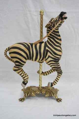 Appraisal: Willitts Tobin Fraley American Carousel ZebraThis is a Second Edition