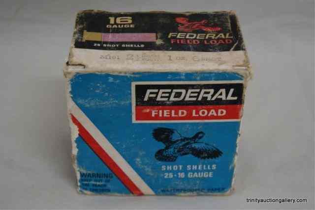 Appraisal: Federal Field Load ga Shotgun Shells Box of - ''