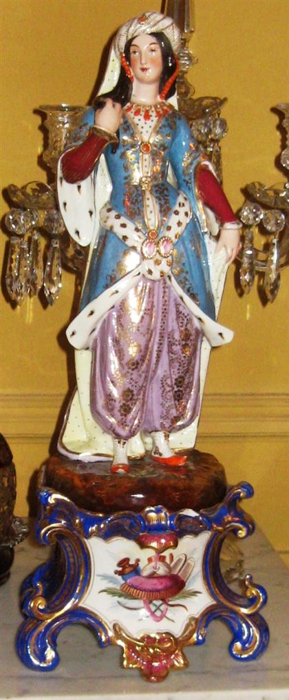 Appraisal: Paris porcelain figure of a Turkish womanlate th century