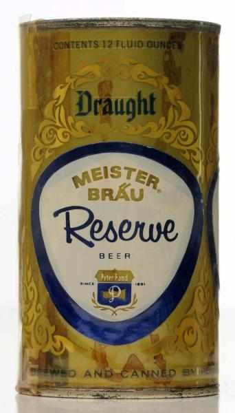 Appraisal: Meister Brau Reserve Draught Beer Can NL American Can Company