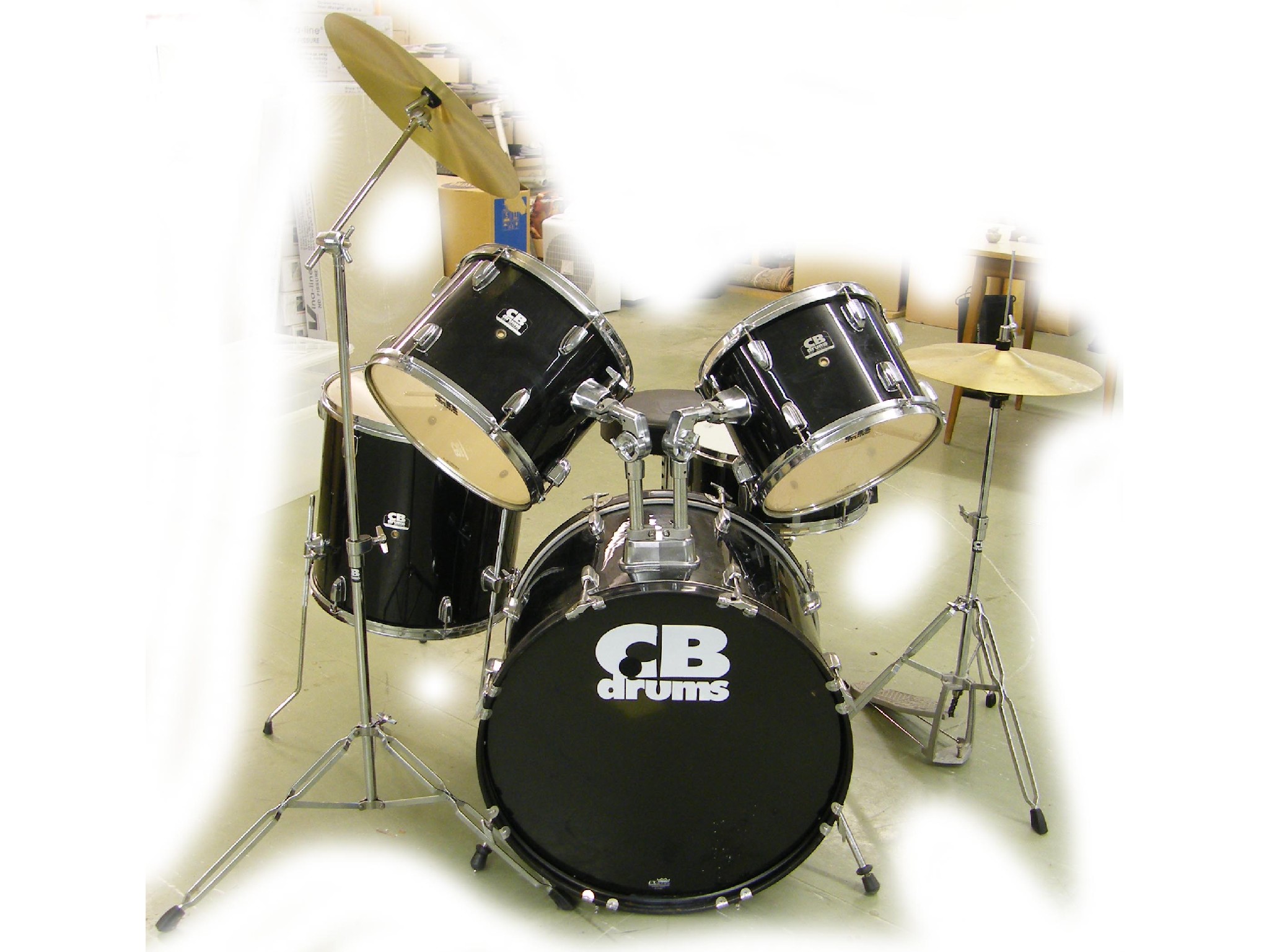 Appraisal: CB Drums SP series drum kit comprising bass drum two