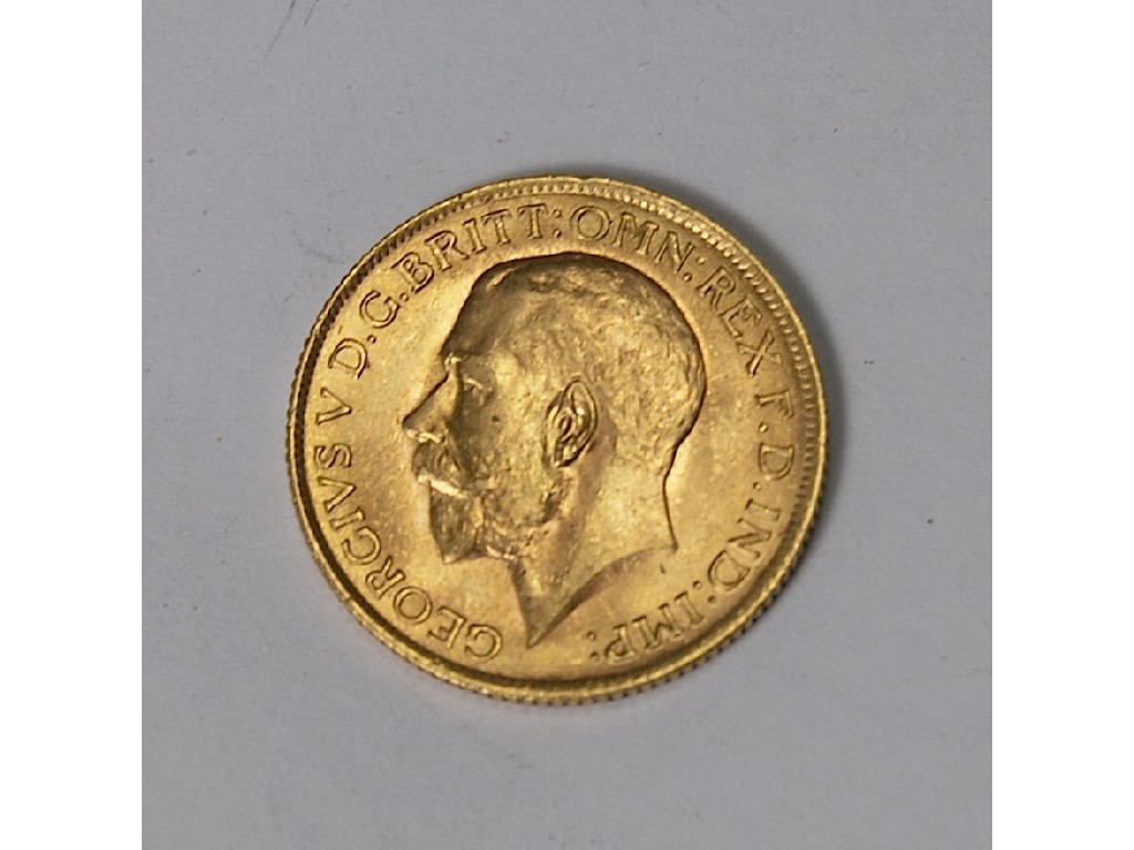 Appraisal: A George V sovereign